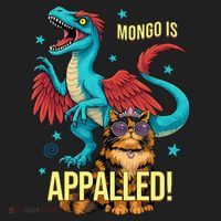 Mongo Is Appalled Princess Cat Riding Dinosaur Tumbler thumb 3