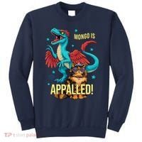 Mongo Is Appalled Princess Cat Riding Dinosaur Sweatshirt thumb 0