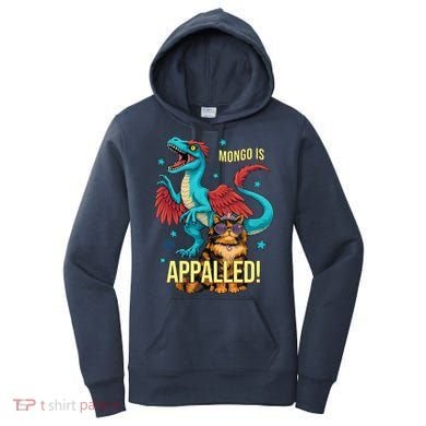 Mongo Is Appalled Princess Cat Riding Dinosaur Women's Hoodie