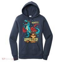 Mongo Is Appalled Princess Cat Riding Dinosaur Women's Hoodie thumb 0