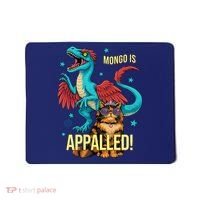 Mongo Is Appalled Princess Cat Riding Dinosaur Mousepad thumb 0