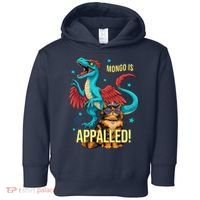 Mongo Is Appalled Princess Cat Riding Dinosaur Toddler Hoodie thumb 0