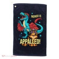 Mongo Is Appalled Princess Cat Riding Dinosaur Golf Towel thumb 0