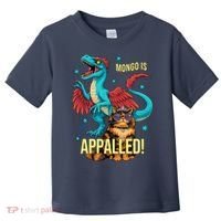 Mongo Is Appalled Princess Cat Riding Dinosaur Toddler T-Shirt thumb 0