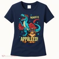 Mongo Is Appalled Princess Cat Riding Dinosaur Women's T-Shirt thumb 0