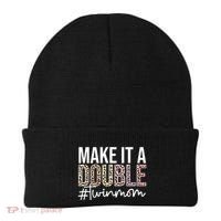 Make It A Double Twin Mom Of Twins Twin Mother Cool Gift Beanie thumb 0