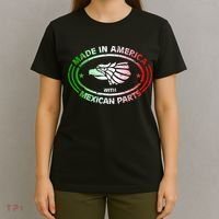 Made In America With Mexican Parts, American Pride Shirt T-Shirt thumb 4