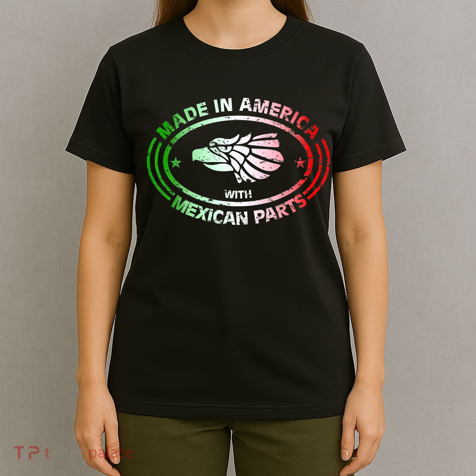 Made In America With Mexican Parts, American Pride Shirt T-Shirt