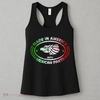 Made In America With Mexican Parts, American Pride Shirt Women's Tank Top thumb 3