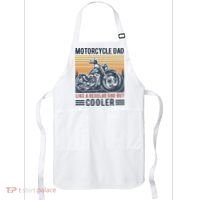 Men Im A Biker Dad Funny Motorcycle Rider Dad Fathers Day Gift Apron thumb 0