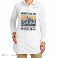 Men Im A Biker Dad Funny Motorcycle Rider Dad Fathers Day Gift Apron thumb 2