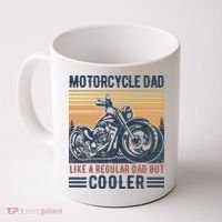 Men Im A Biker Dad Funny Motorcycle Rider Dad Fathers Day Gift Coffee Mug thumb 0