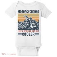 Men Im A Biker Dad Funny Motorcycle Rider Dad Fathers Day Gift Baby Bodysuit thumb 0