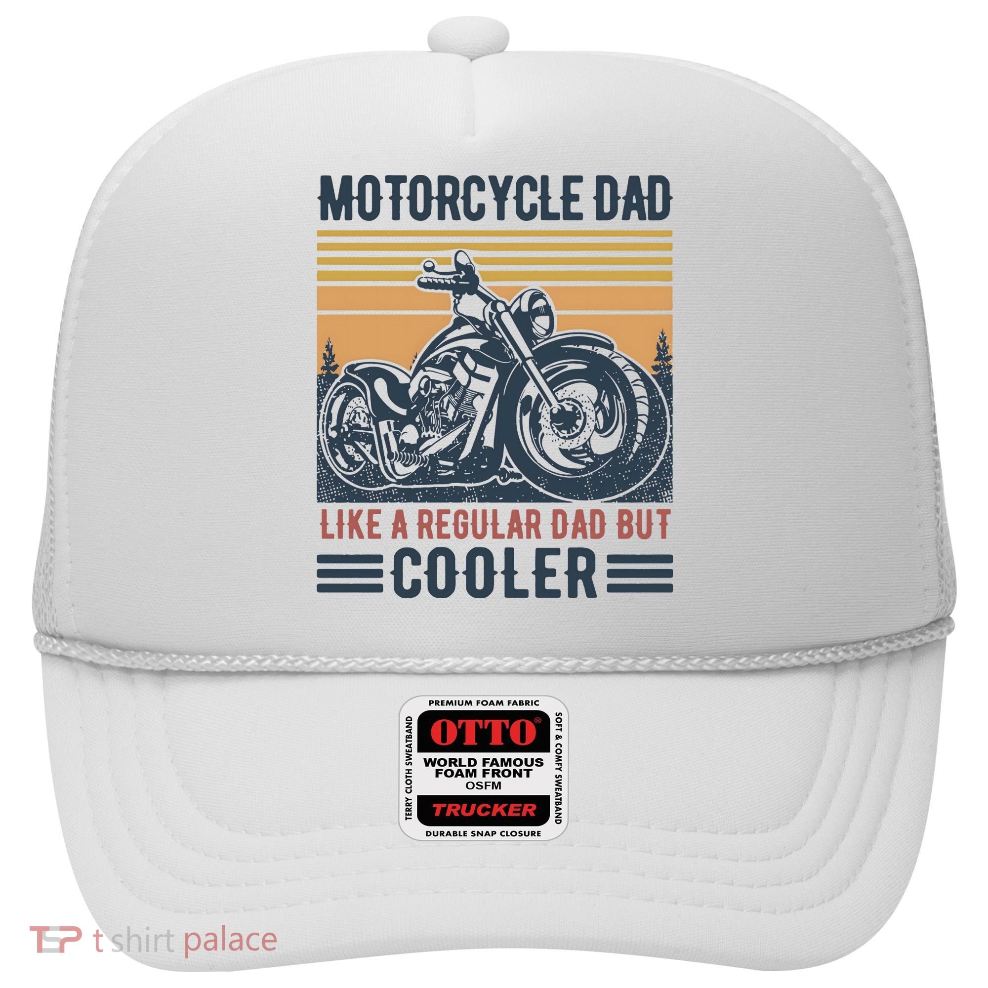 Men Im A Biker Dad Funny Motorcycle Rider Dad Fathers Day Gift Hat