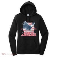 Made In America USA Flag Eagle 4th Of July Patriot Women's Hoodie thumb 0