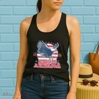 Made In America USA Flag Eagle 4th Of July Patriot Women's Tank Top thumb 2