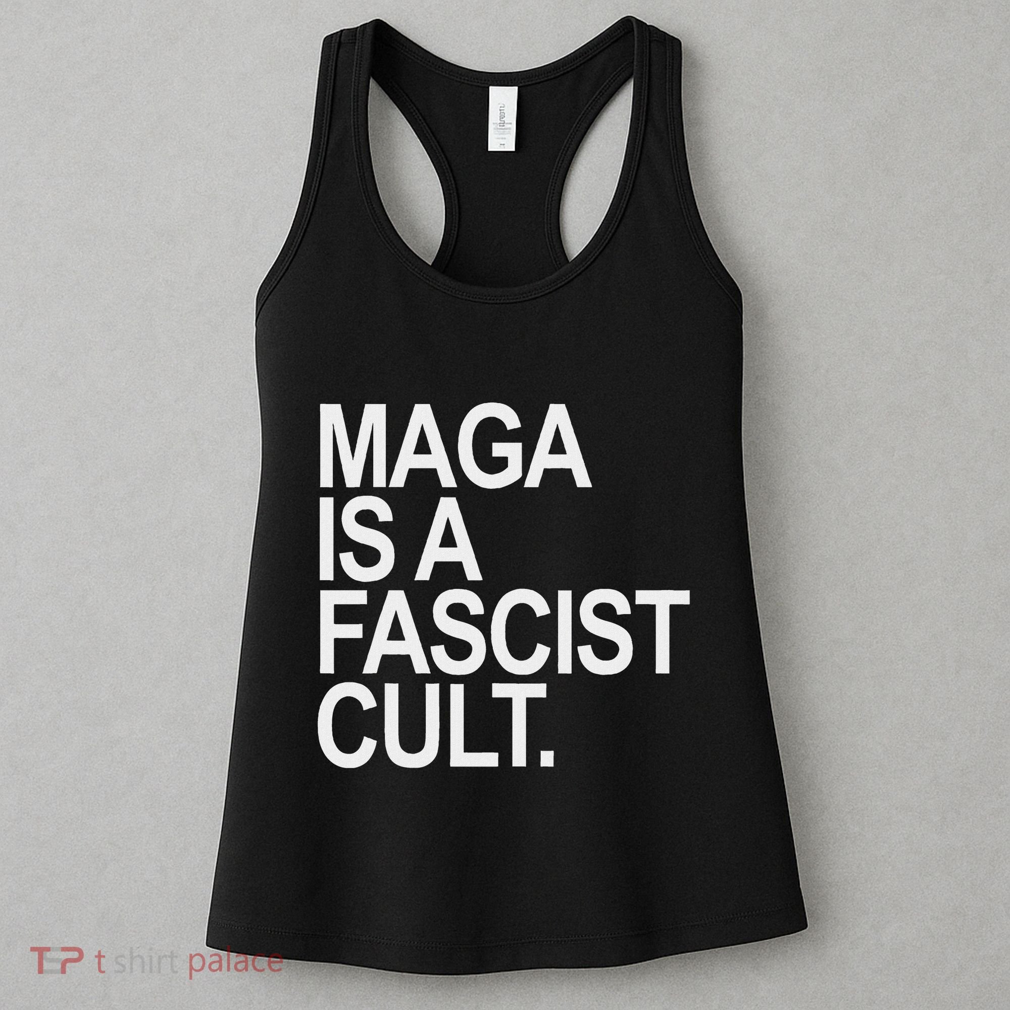 Maga Is A Fascist Cult Stand Against Fascism Women's Tank Top