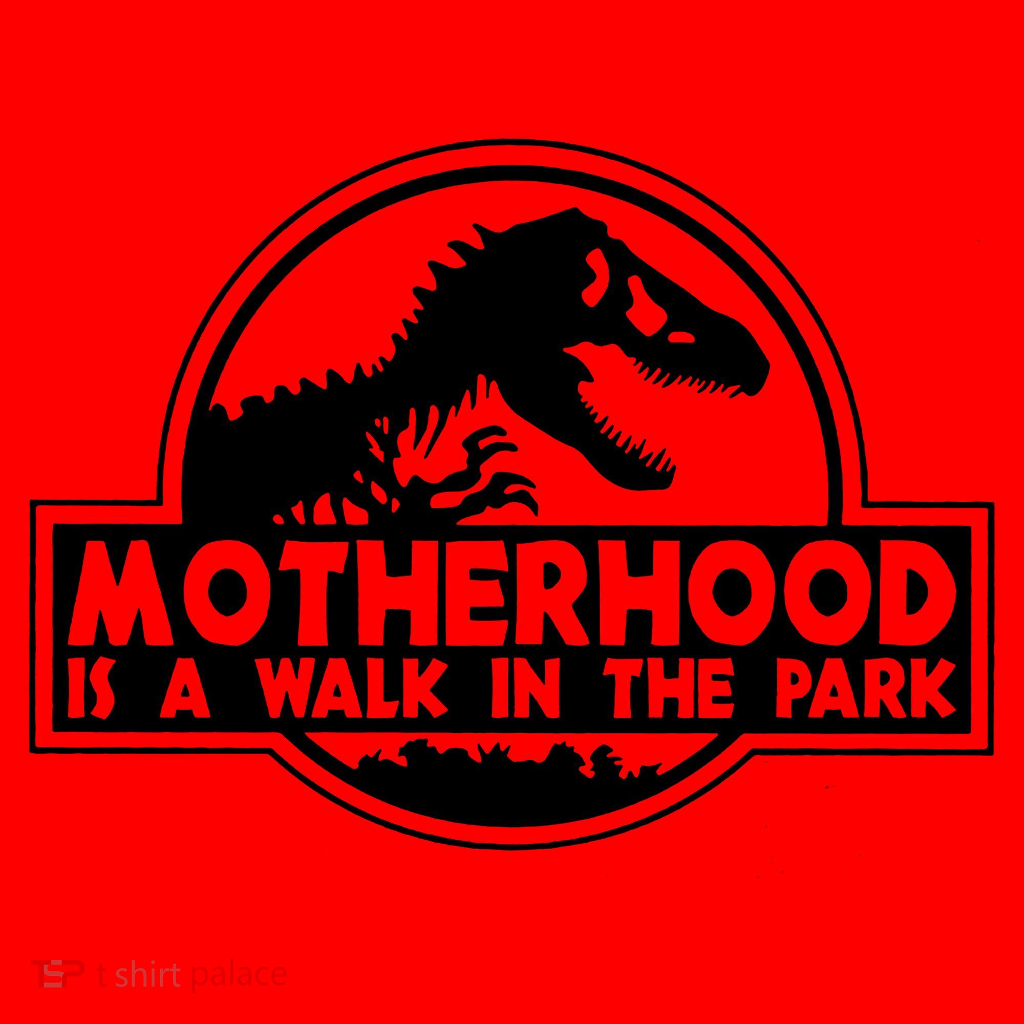 Motherhood Is A Walk In The Park Santa Hat