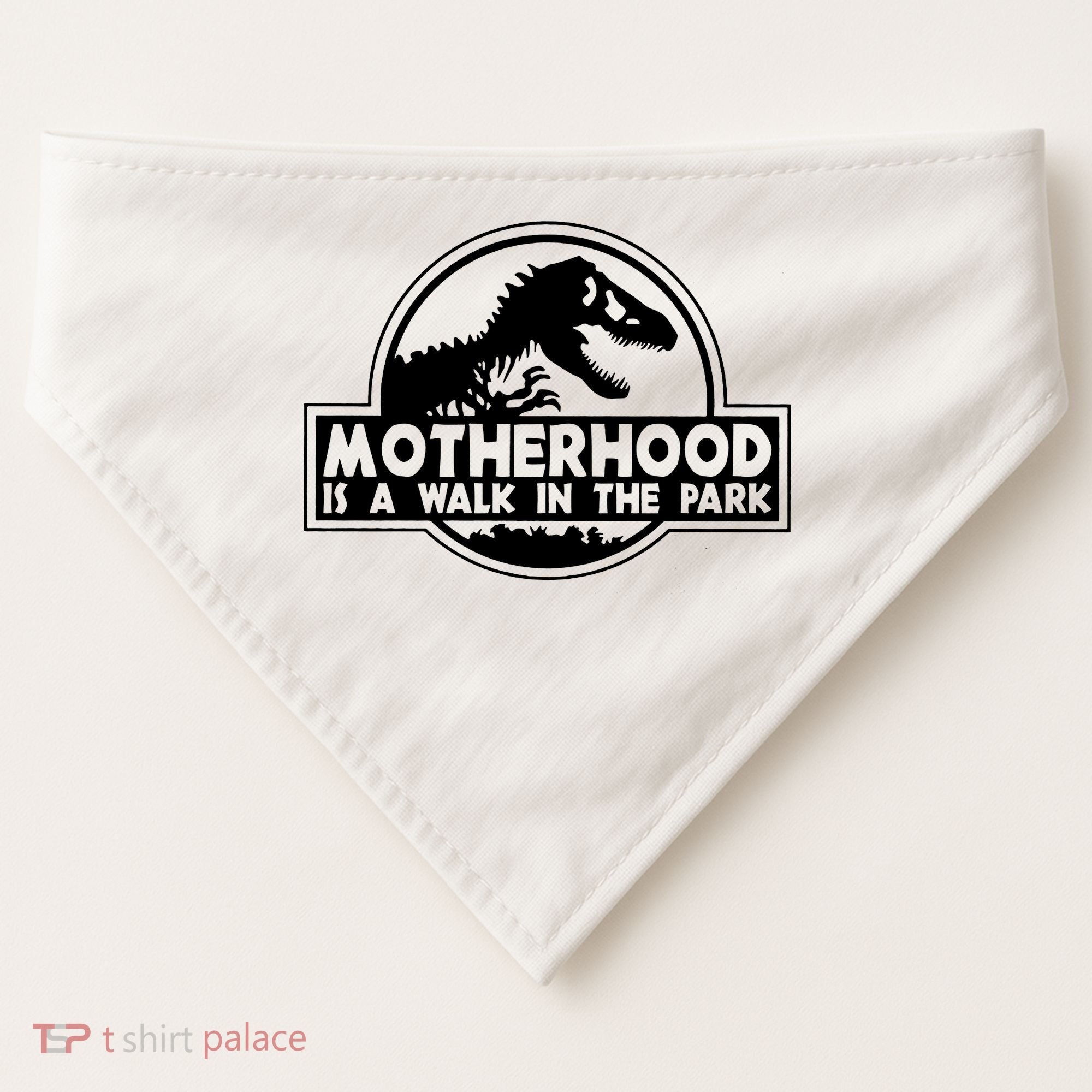 Motherhood Is A Walk In The Park USA-Made Doggie Bandana
