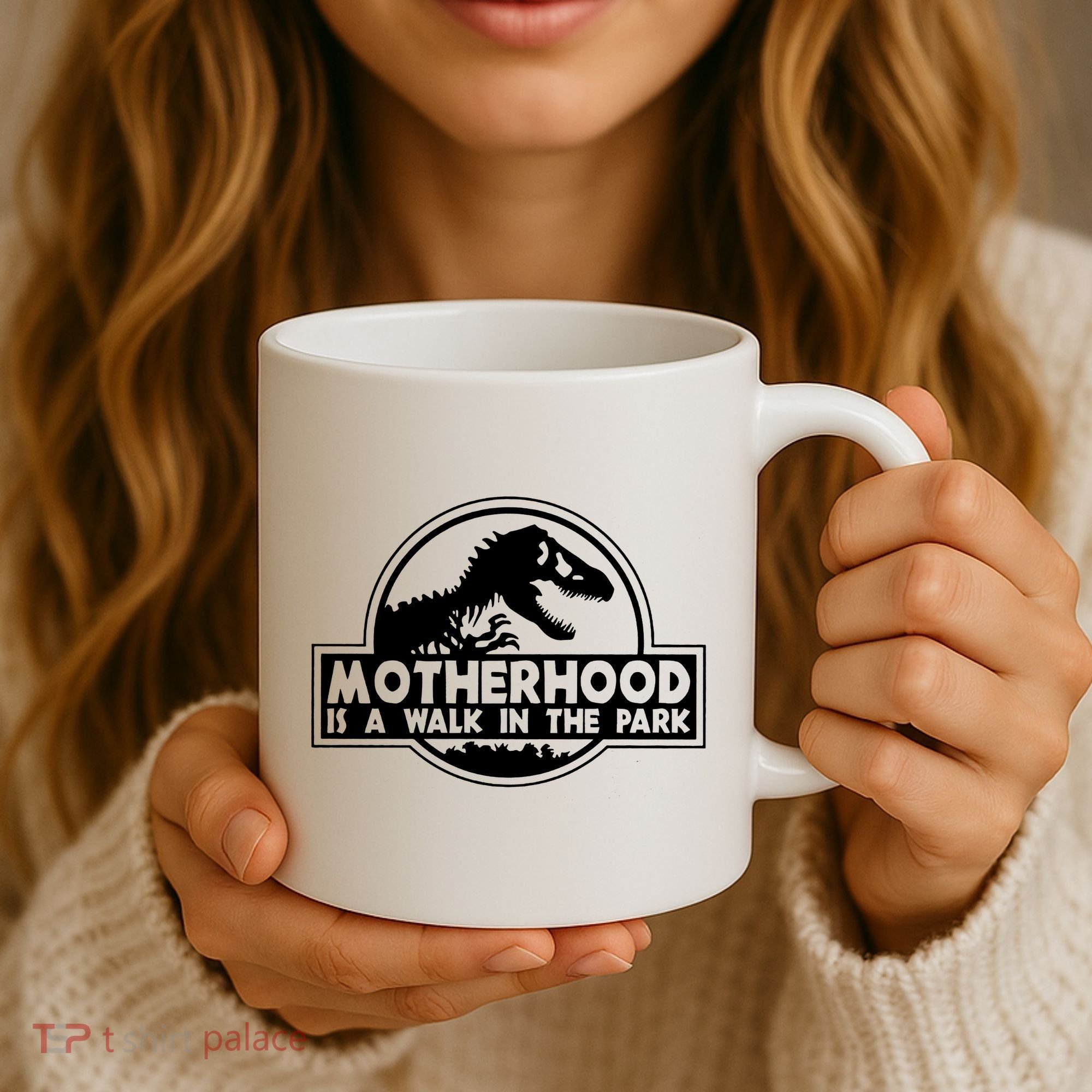 Motherhood Is A Walk In The Park Coffee Mug