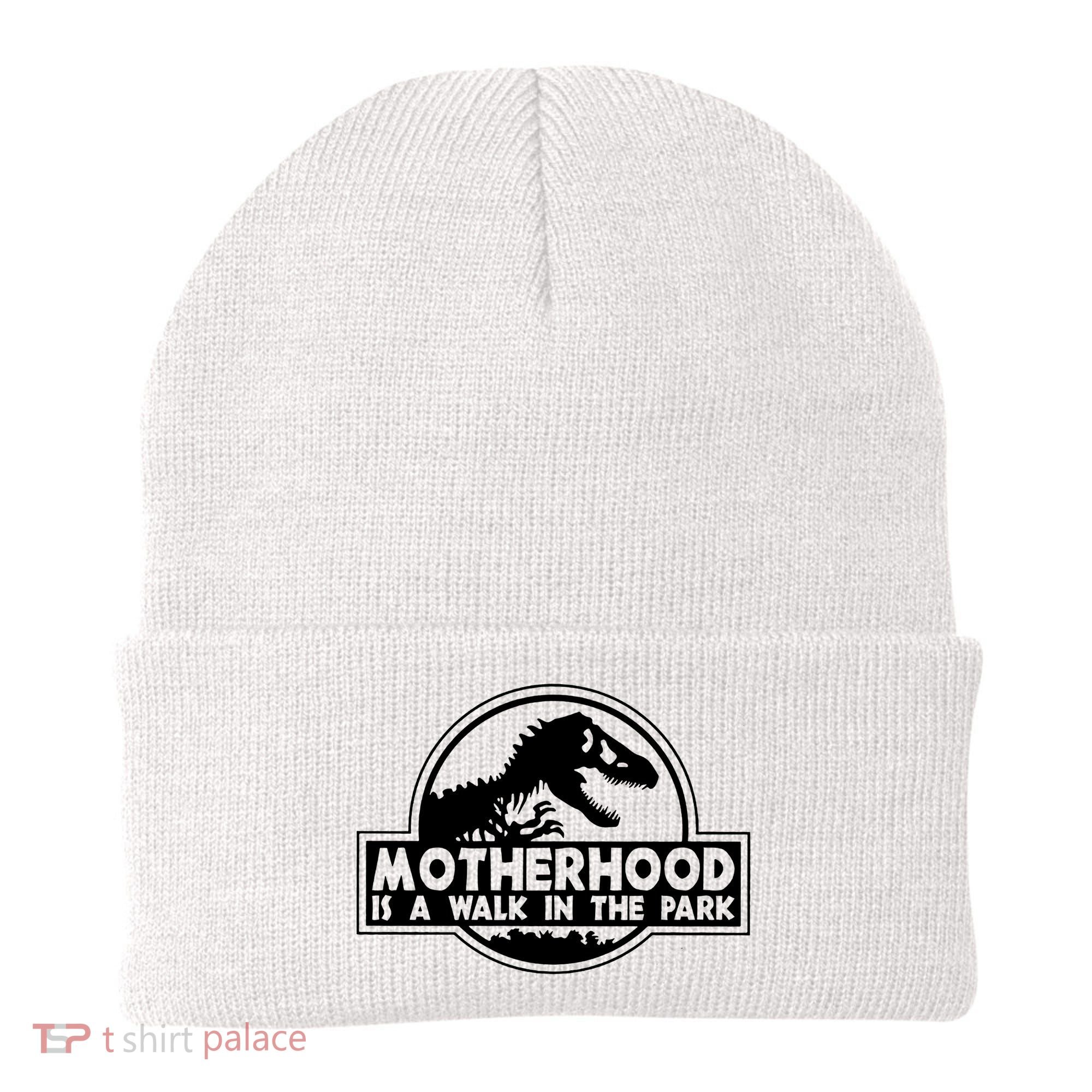 Motherhood Is A Walk In The Park Beanie