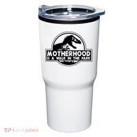 Motherhood Is A Walk In The Park Tumbler thumb 0