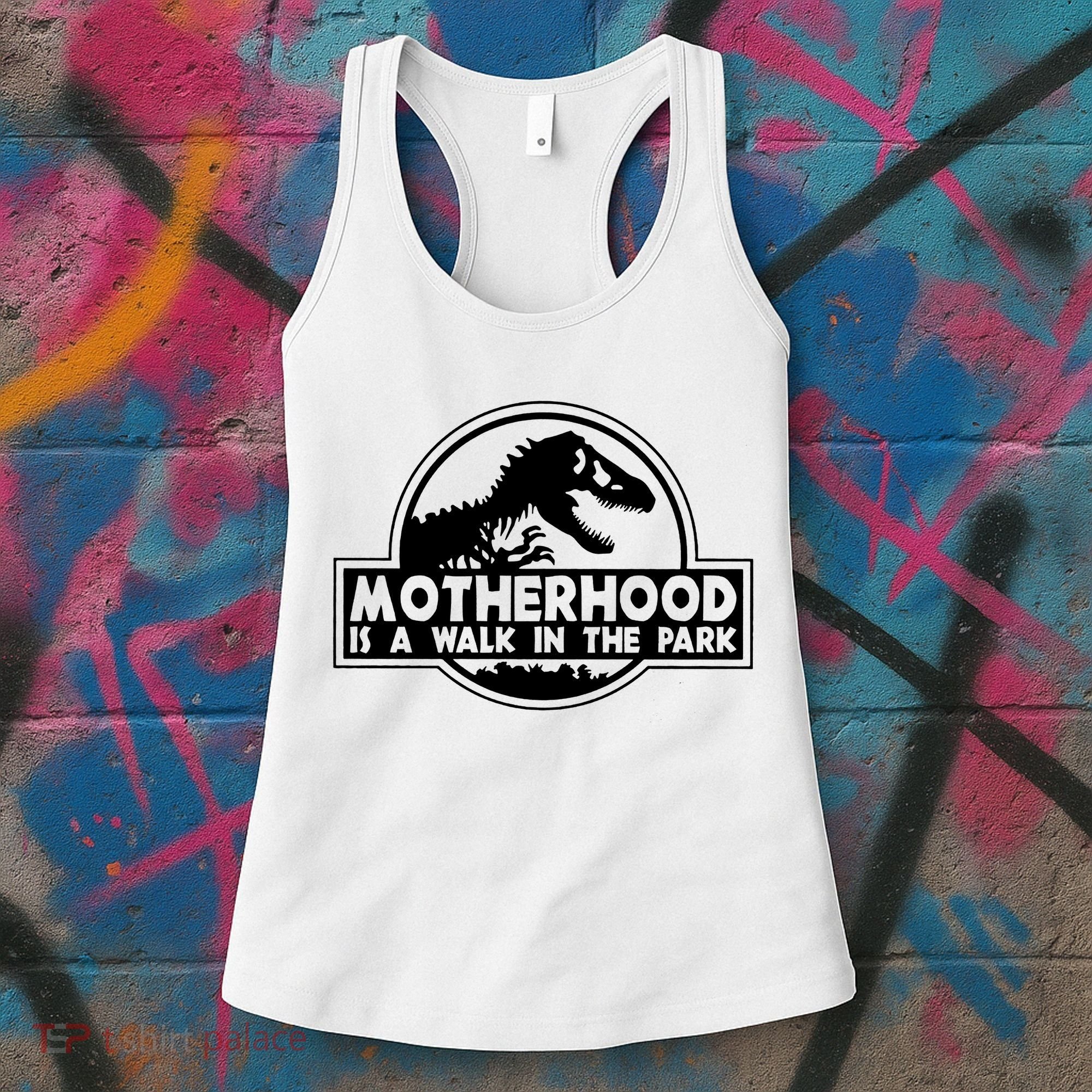 Motherhood Is A Walk In The Park Women's Tank Top