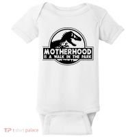 Motherhood Is A Walk In The Park Baby Bodysuit thumb 0