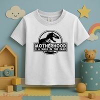 Motherhood Is A Walk In The Park Toddler T-Shirt thumb 3