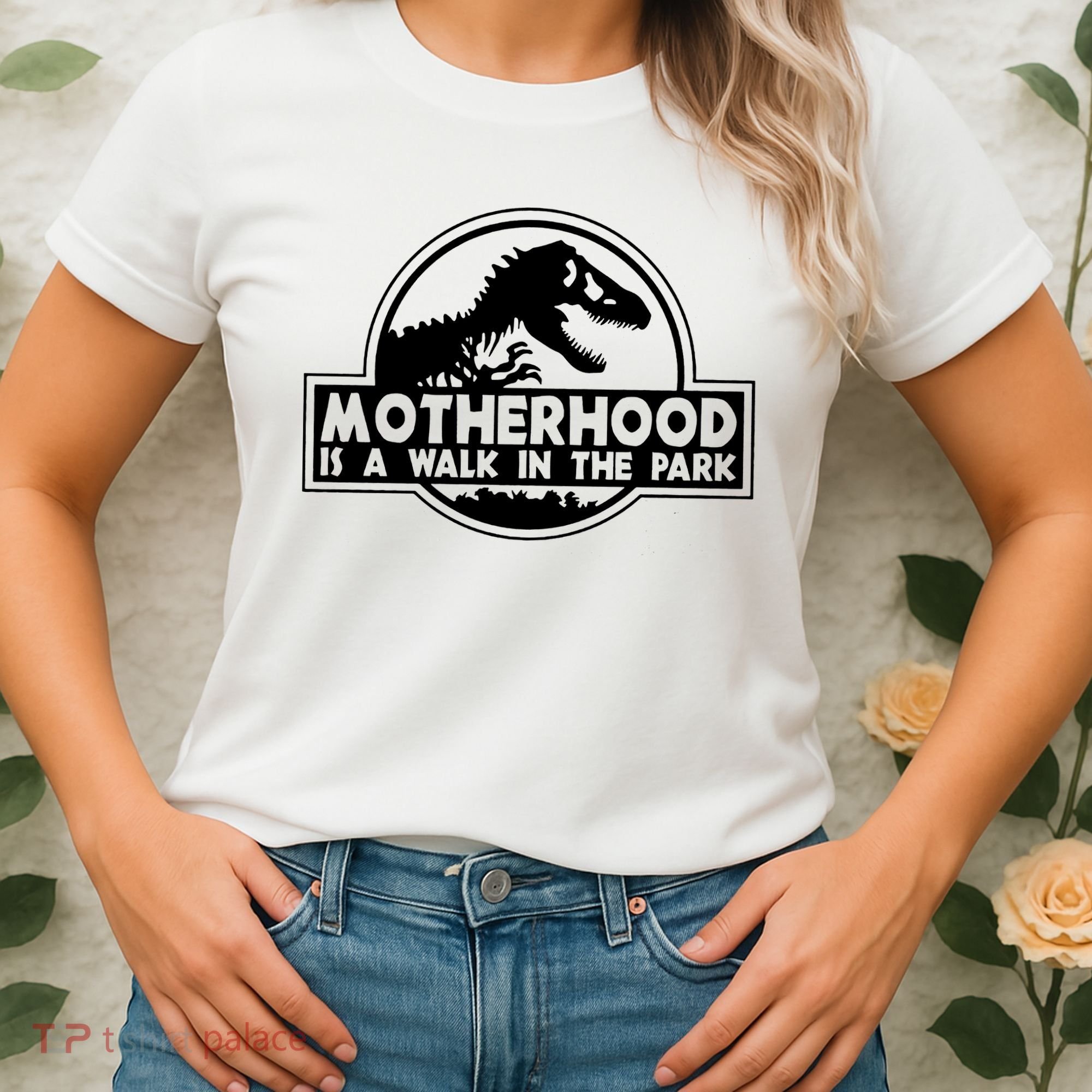 Motherhood Is A Walk In The Park Women's T-Shirt