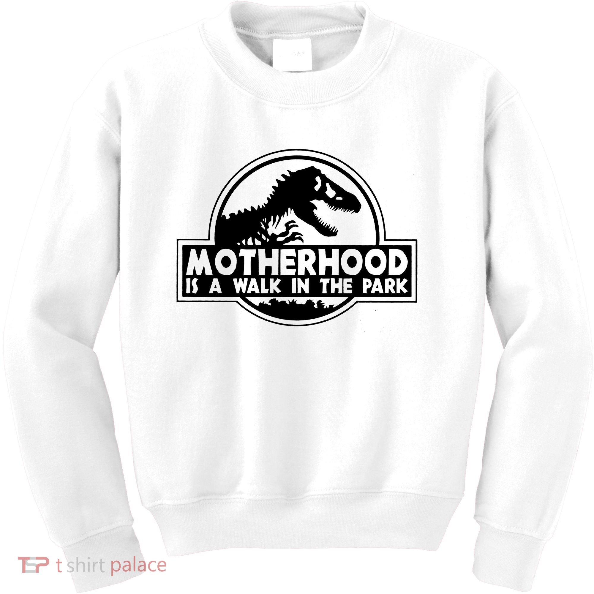 Motherhood Is A Walk In The Park Kids Sweatshirt