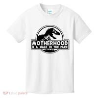 Motherhood Is A Walk In The Park Kids T-Shirt thumb 0