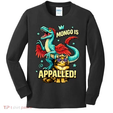 Mongo Is Appalled Kids Long Sleeve Shirt
