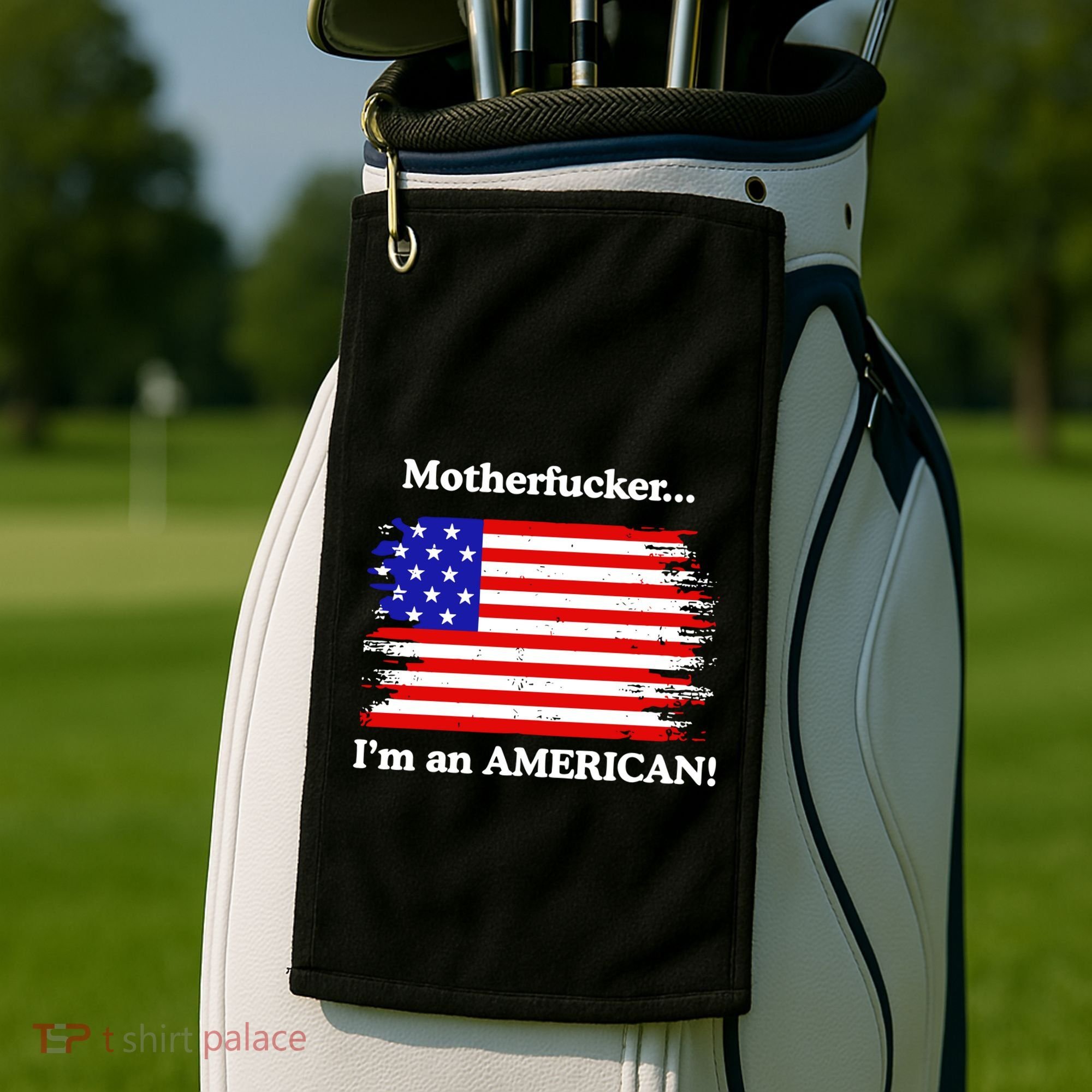 Motherfcker IM An American Golf Towel