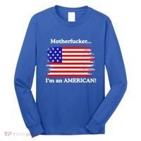 Motherfcker IM An American Long Sleeve Shirt thumb 0