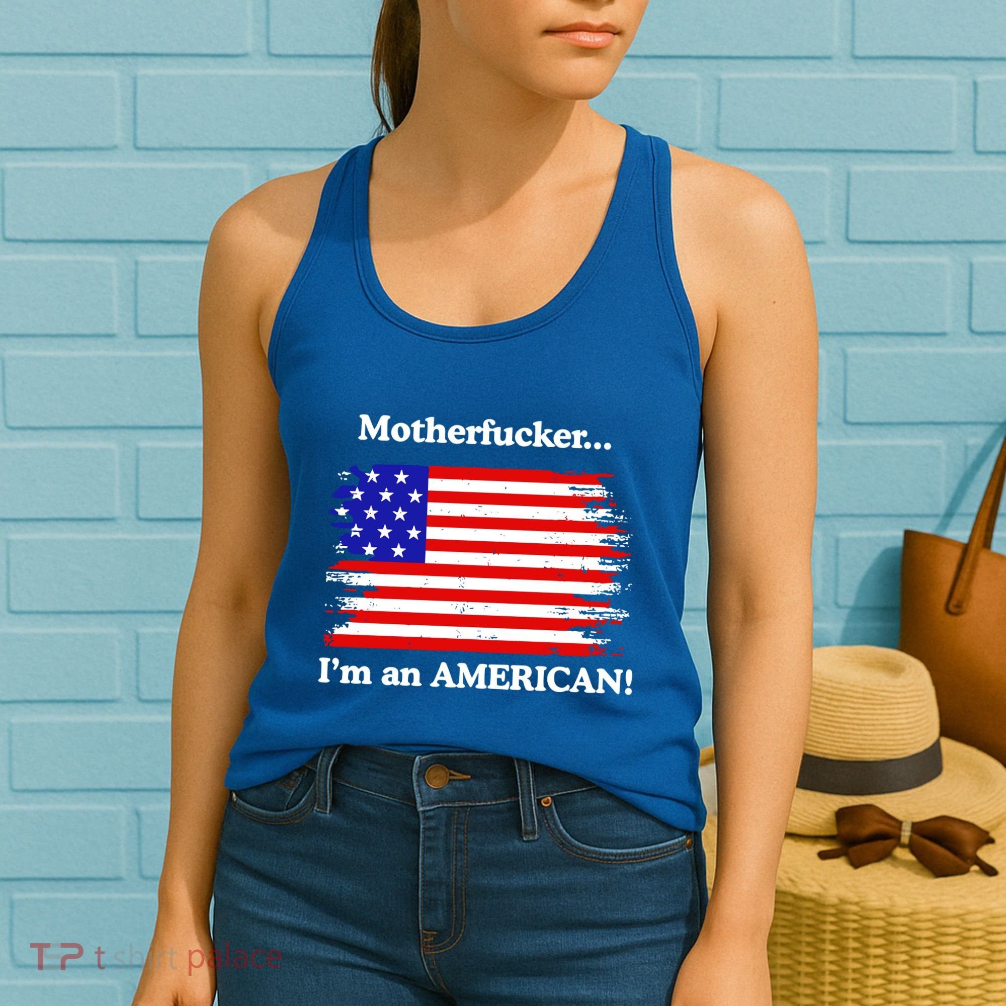 Motherfcker IM An American Women's Tank Top