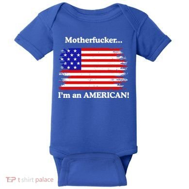 Motherfcker IM An American Baby Bodysuit