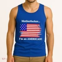 Motherfcker IM An American Tank Top thumb 3