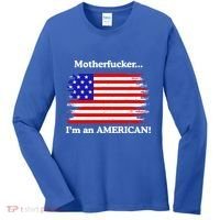 Motherfcker IM An American Women's Long Sleeve Shirt thumb 0