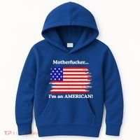 Motherfcker IM An American Kids Hoodie thumb 0