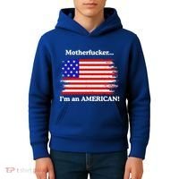 Motherfcker IM An American Kids Hoodie thumb 4