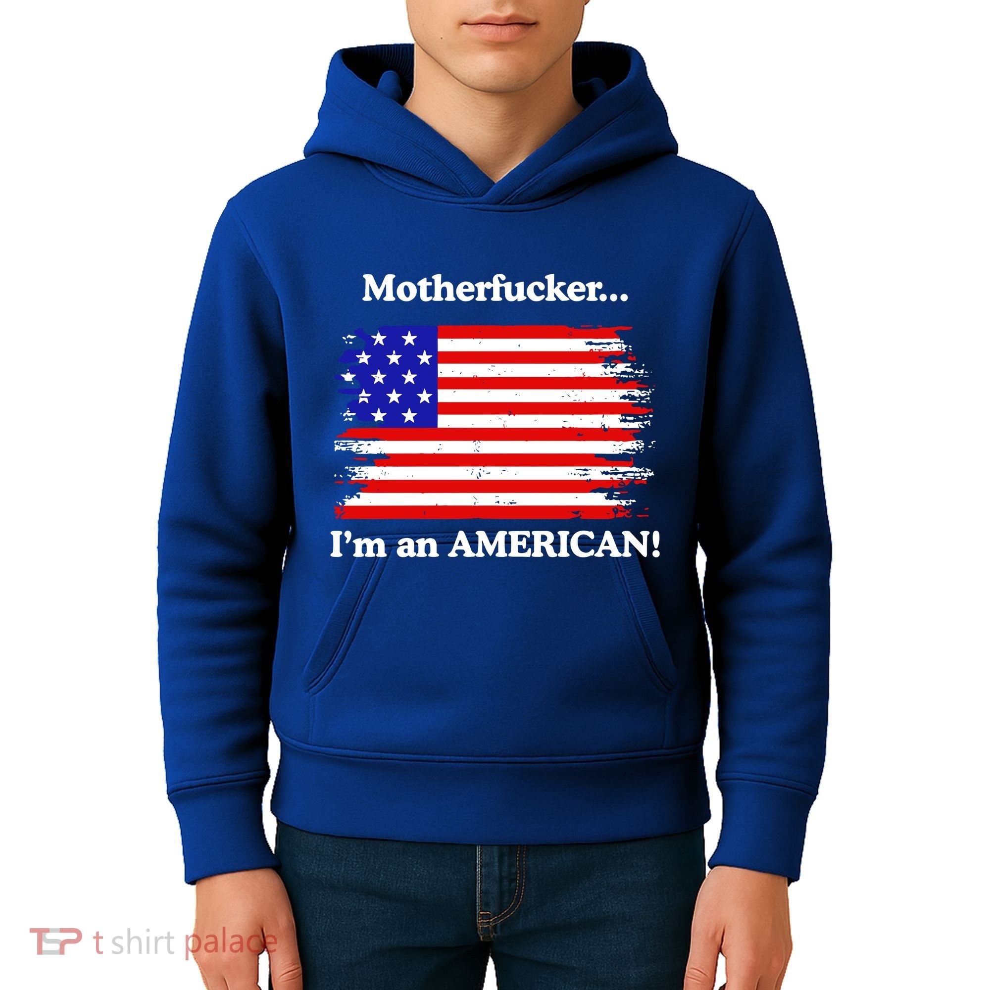Motherfcker IM An American Kids Hoodie