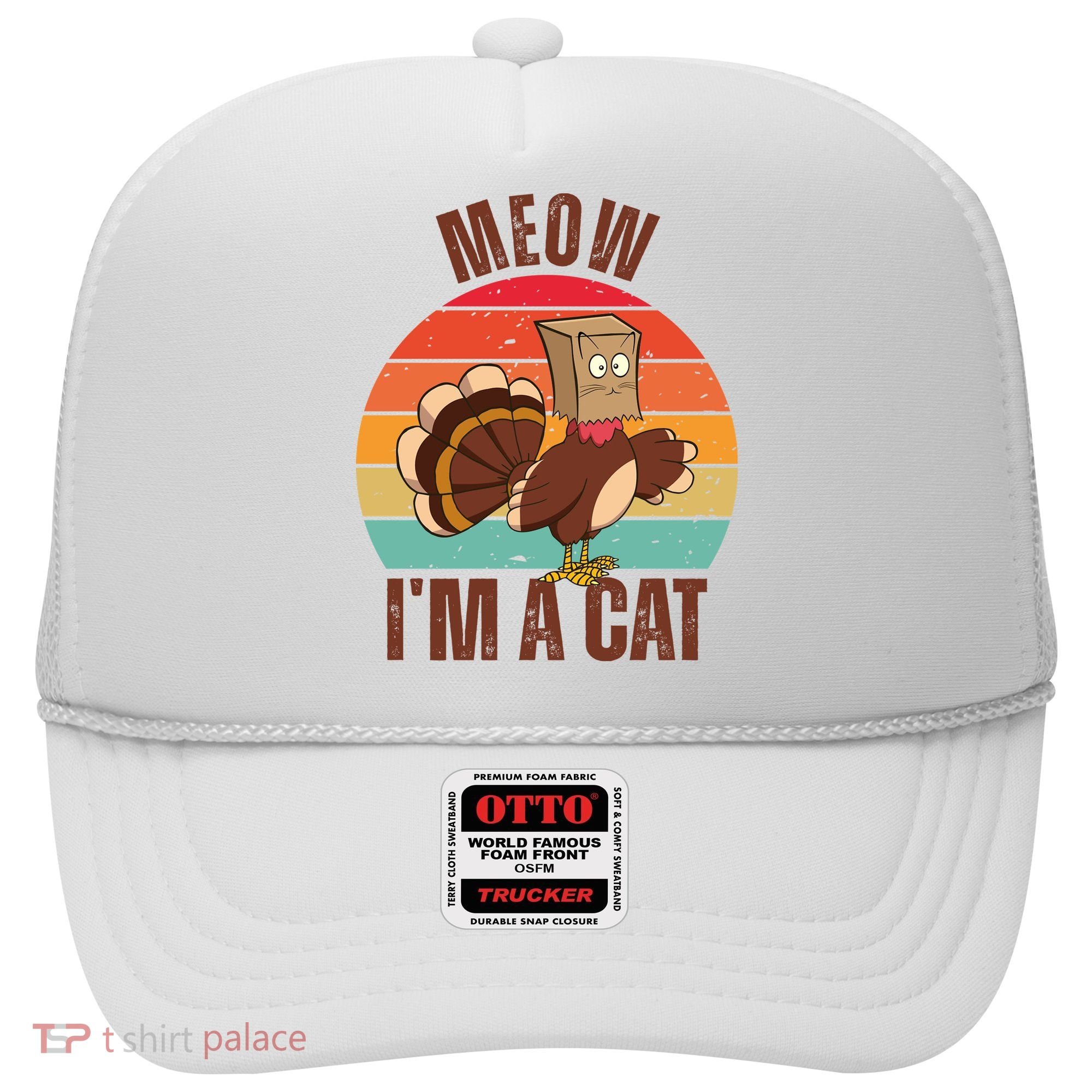 Meow IM A Cat Thanksgiving Turkey Funny Hat