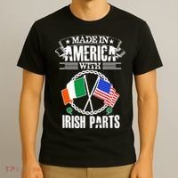 Made in America with Irish Parts Irish Heritage T-Shirt thumb 3