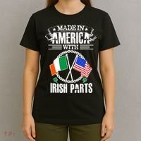 Made in America with Irish Parts Irish Heritage T-Shirt thumb 4