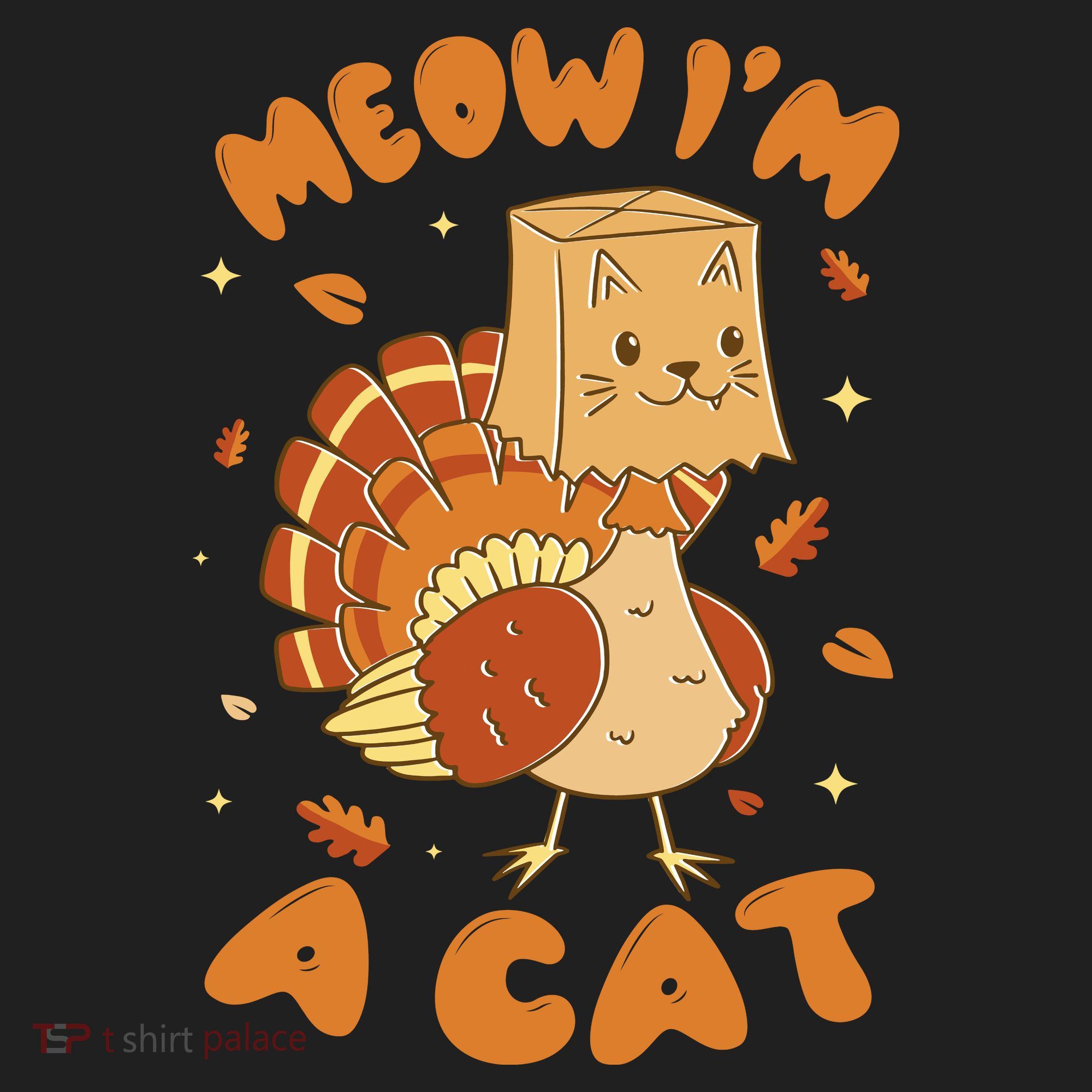 Meow I'm A Cat Funny Turkey Thanksgiving Tumbler