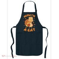 Meow I'm A Cat Funny Turkey Thanksgiving Apron thumb 0