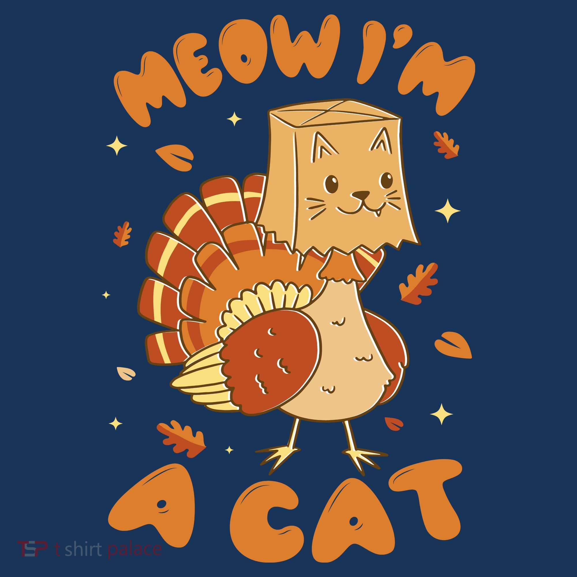 Meow I'm A Cat Funny Turkey Thanksgiving Women's Tank Top