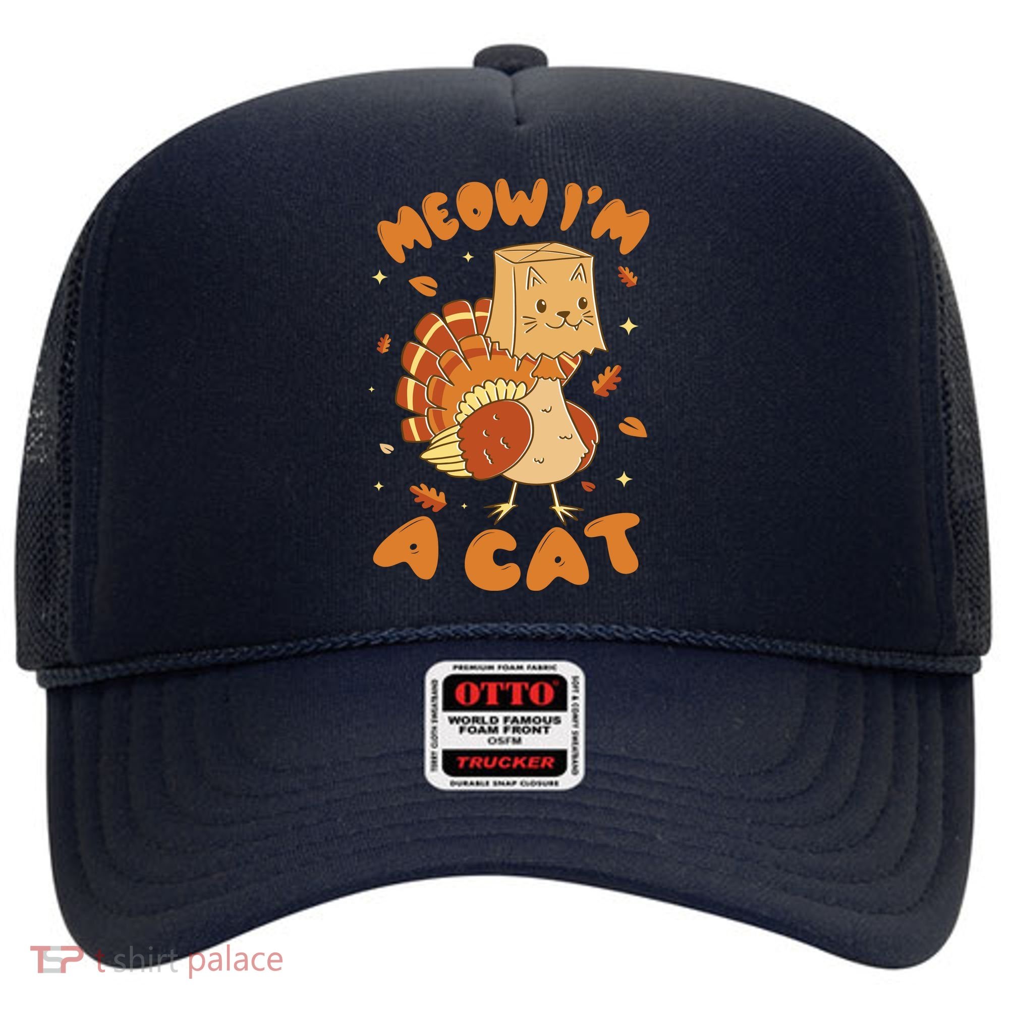 Meow I'm A Cat Funny Turkey Thanksgiving Hat