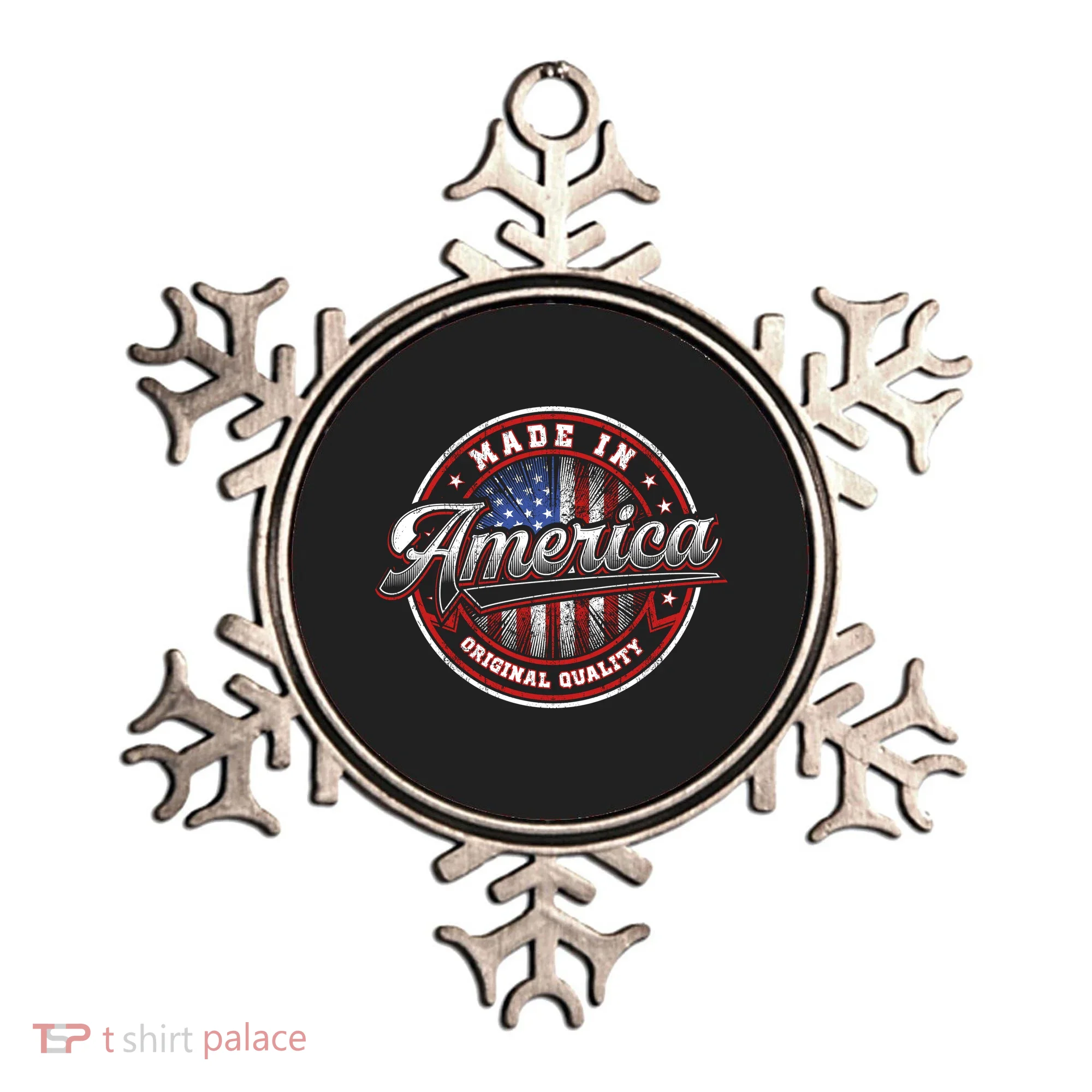 Made In America USA Flag Original Quality Ornament